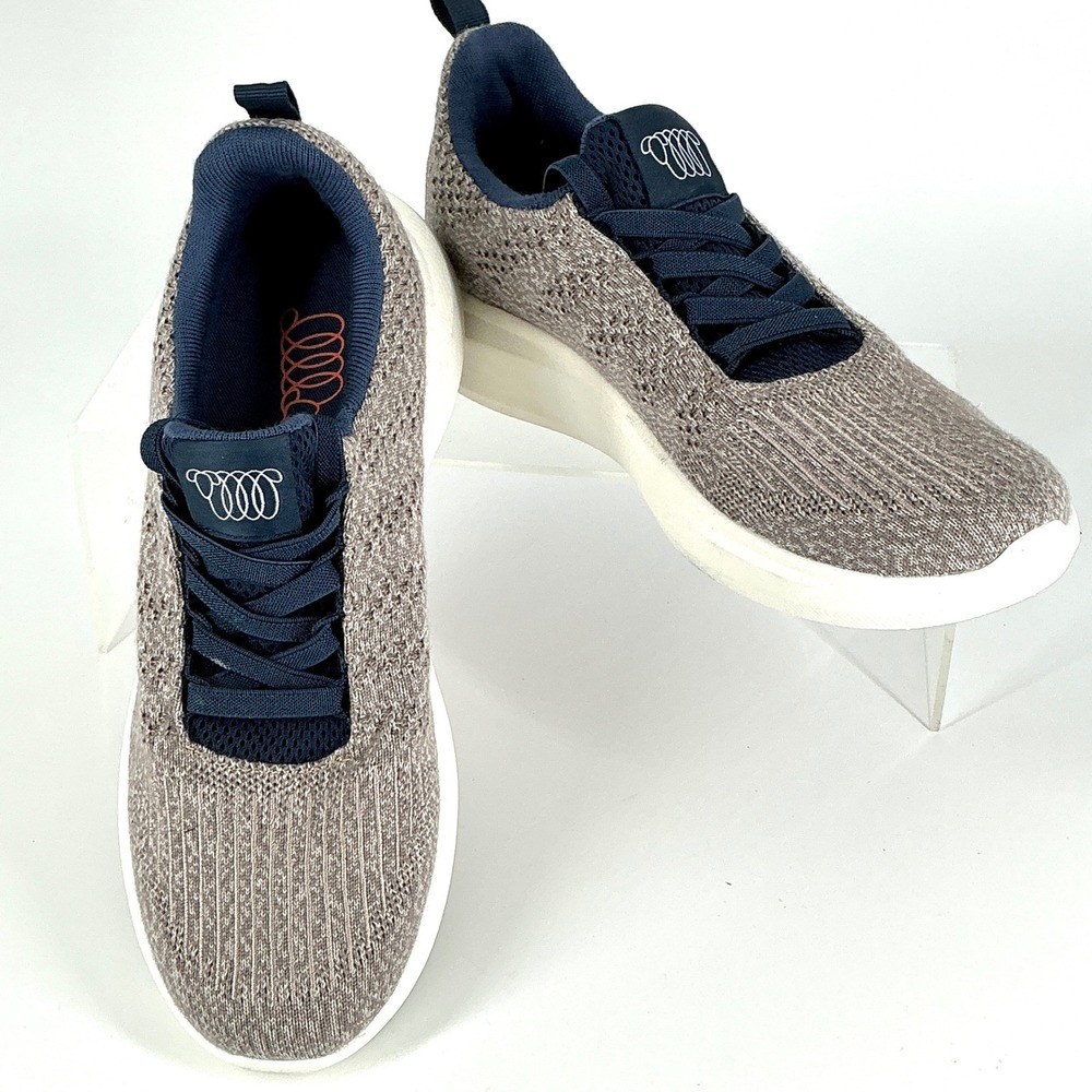 Woolloomooloo Womens Size 8.5 Merino Wool Knit Sneakers Blue Shoes NEW EDEN $150